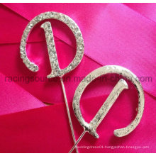 Rhinestone Monogram Letter a to Z Wedding Cake Topper